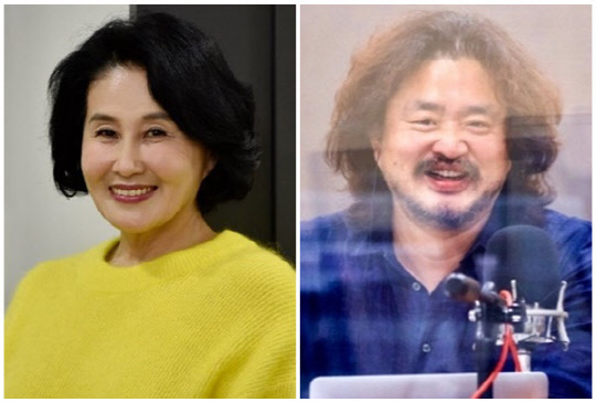 전여옥(왼쪽) 전 국회의원과 방송인 김어준씨. <전여옥 SNS, tbs 제공>